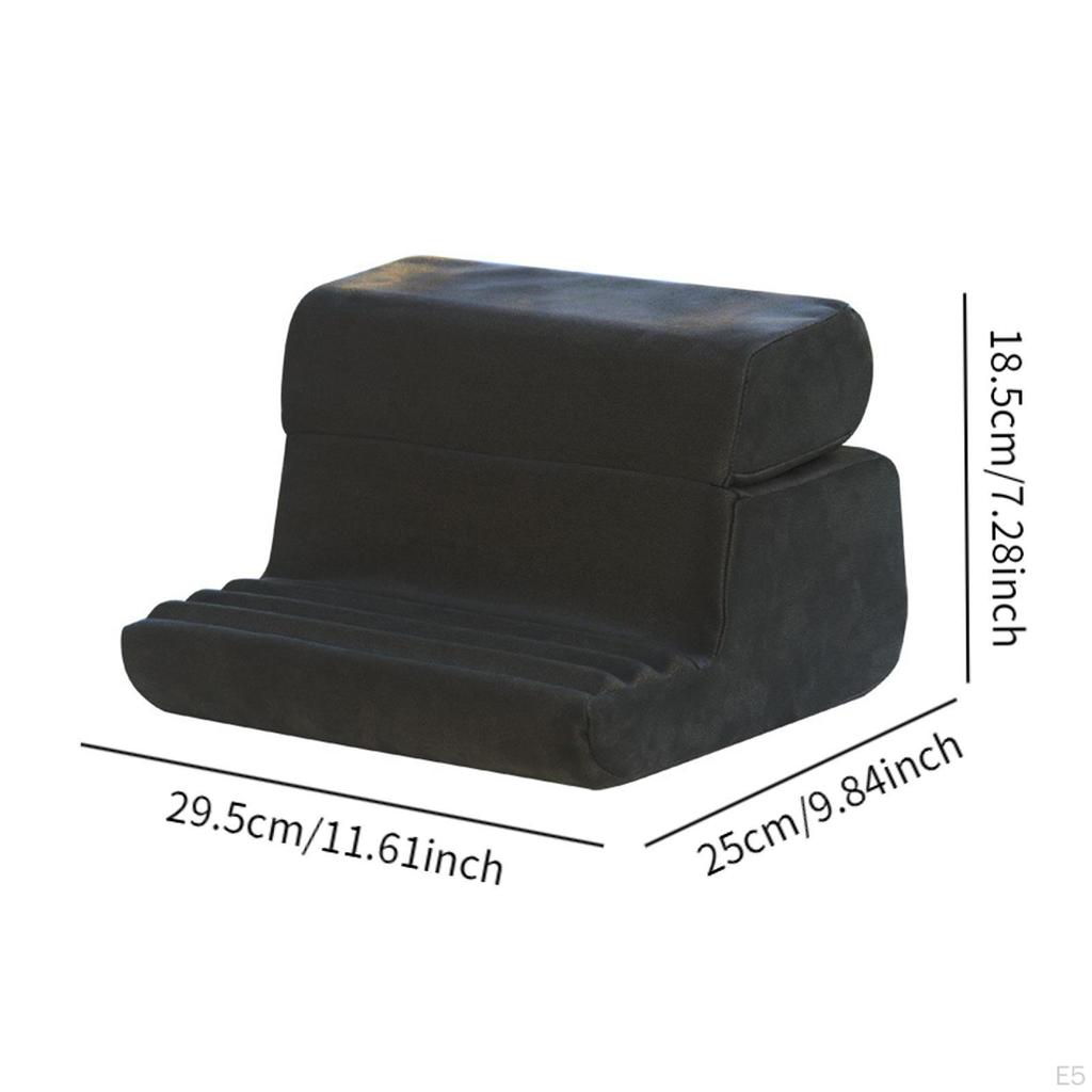 Tablet Pillow Stand for Lap Phone Holder Rack Removable Cover Comfortable Soft Pad Reading