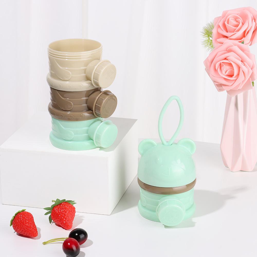 Food Storage Bear Baby Baby Food Storage Box Snack Container Openings Cereal Box Milk Powder Box