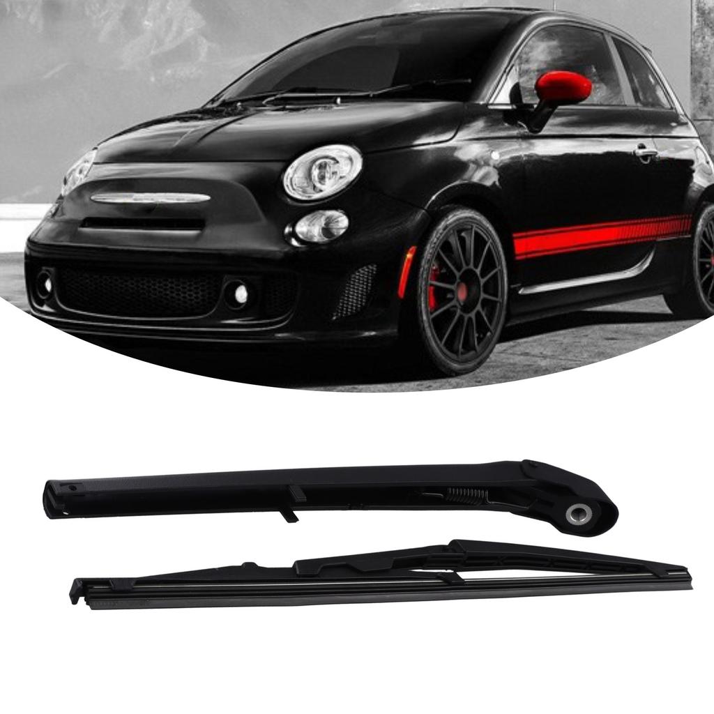 ABS Rear Windshield Wiper With Blade For FIAT Panda Mk2 Hatchback 2003-2012 Windscreen Wipers Parts Car Accessories