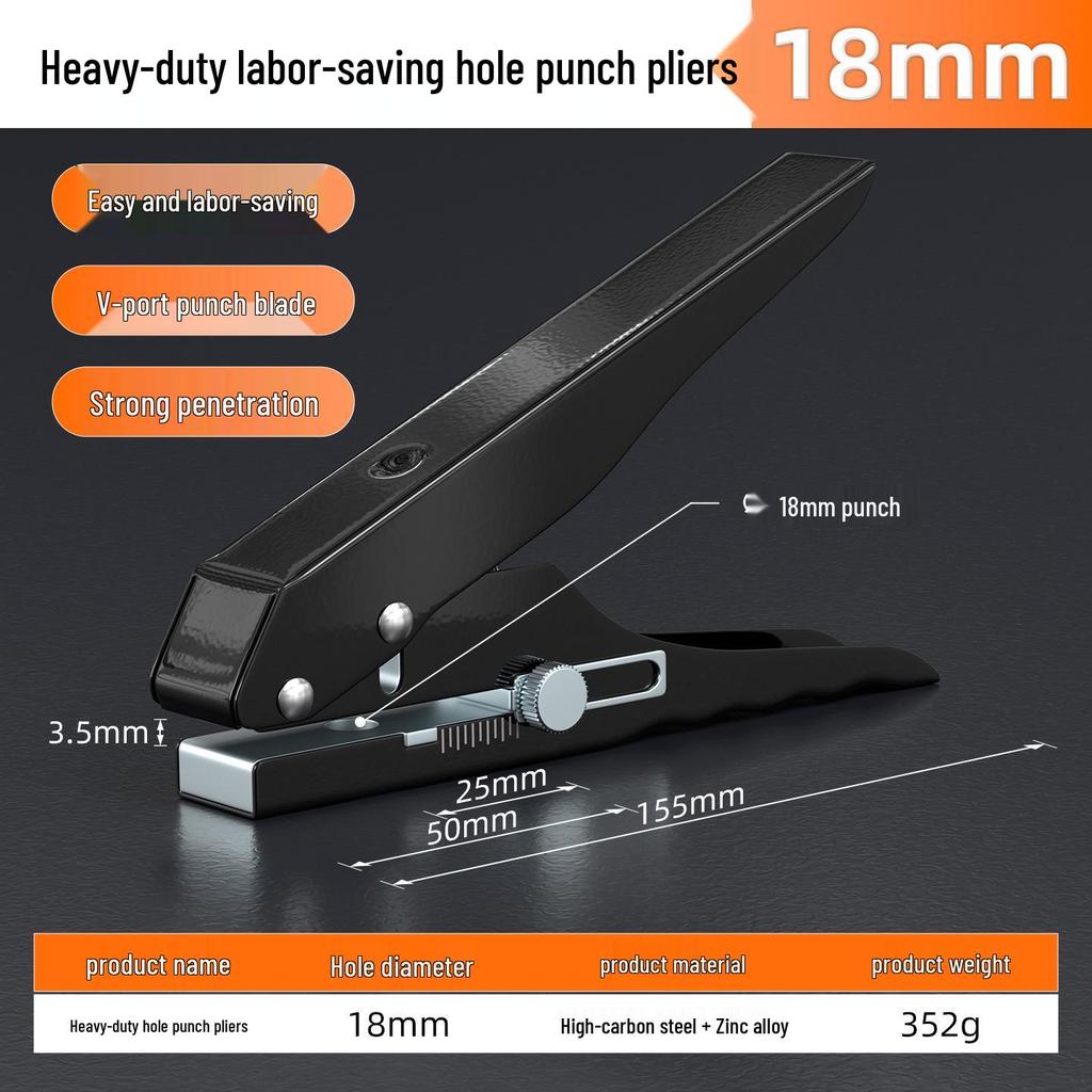 Edge Banding Hole Punching Pliers and Drill Bit Woodworking Tool Set