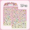 2/3Pcs Cartoon Cute Retro Mini Animal Stickers Handbook Notebook Planner Diary Series Decorative Memo Paper Cutting Film Decals