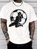 Unisex Summer Cotton Tee Football Soccer Player Celebration Silhouette Graphic Sports Fan Casual Short Sleeve Daily Fashion Top