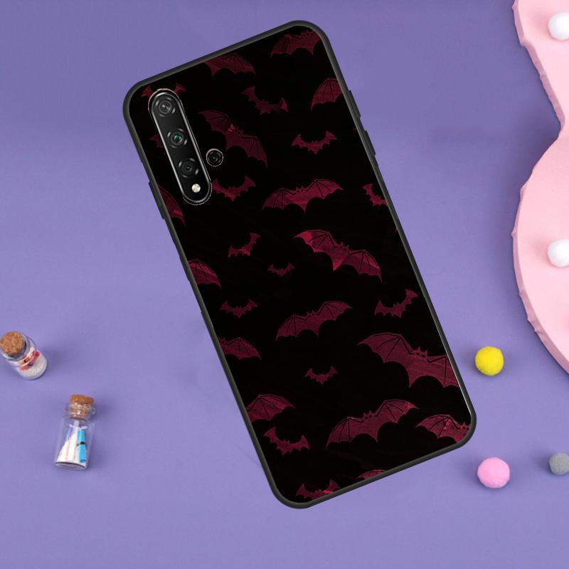 Halloween Vampire Bats For Huawei Nova 10 9 SE 3i 7i 8i 11i 12i Y60 Y61 Y70 Y72 Y73 Y90 Y91 P20 P30 P40 Lite Case