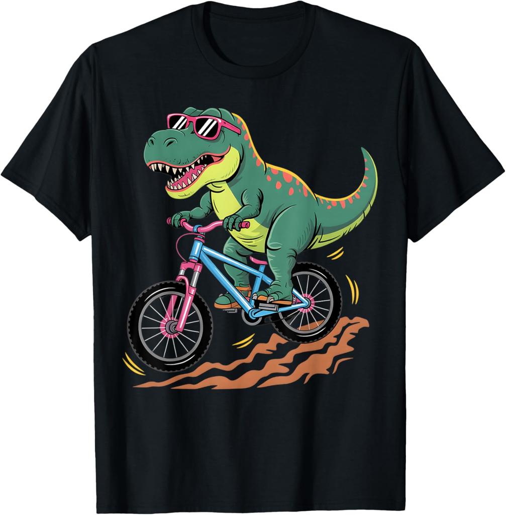 Funny Trex Mountain Bikes Gift Unisex Women Cool Bicycle Rider TShirt Graphic T Shirts Women Clothing Tops Ropa Mujer