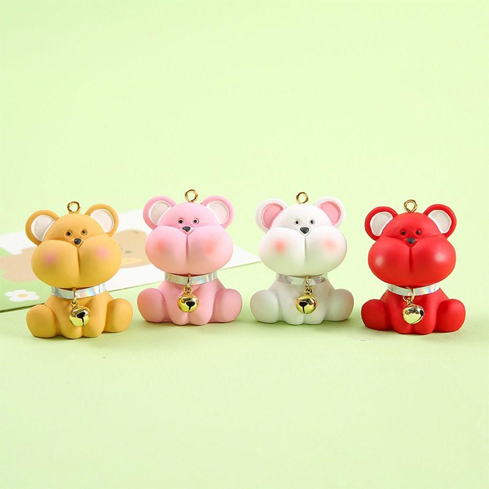 

Висячие украшения, брелок с маслом и медведем, игрушки, сумка, подвески, милые куклы, кулон