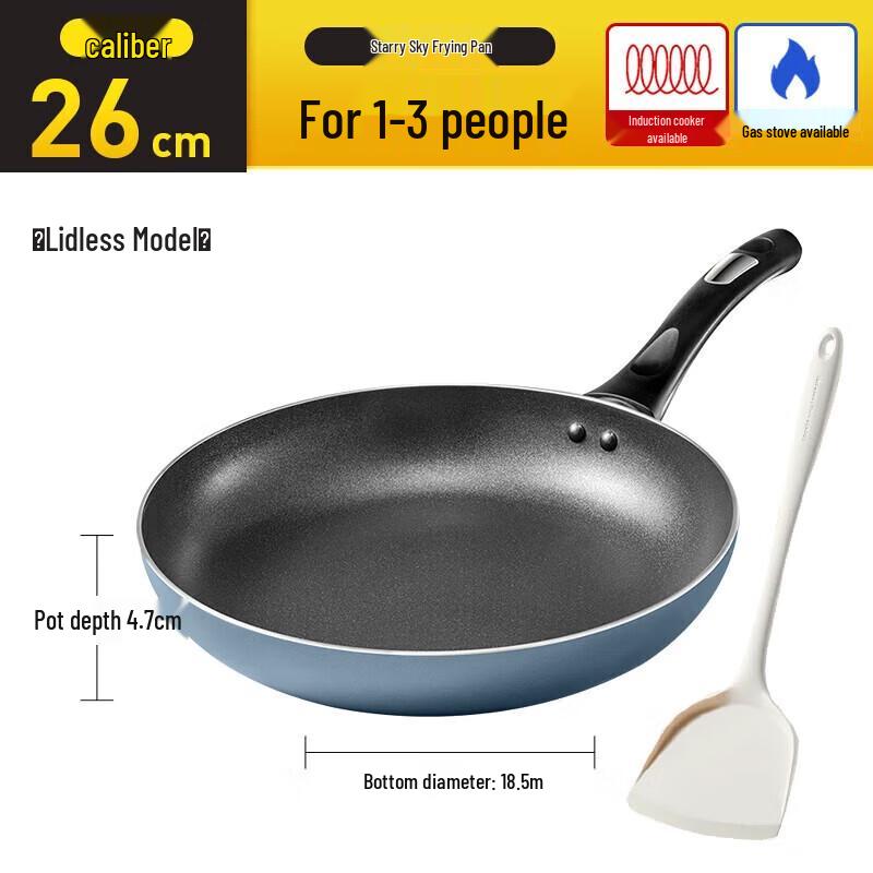 Chui Da Huang Non-Stick Frying Pan with Spatula Set