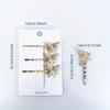 A Pack of 4 Hollow Butterfly Hairpins, Each Measuring 2.56 Inch