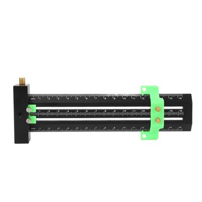 T Square Ruler Metal Aluminum Alloy Double Needle Woodworking Line Drawing Parallel Vertical