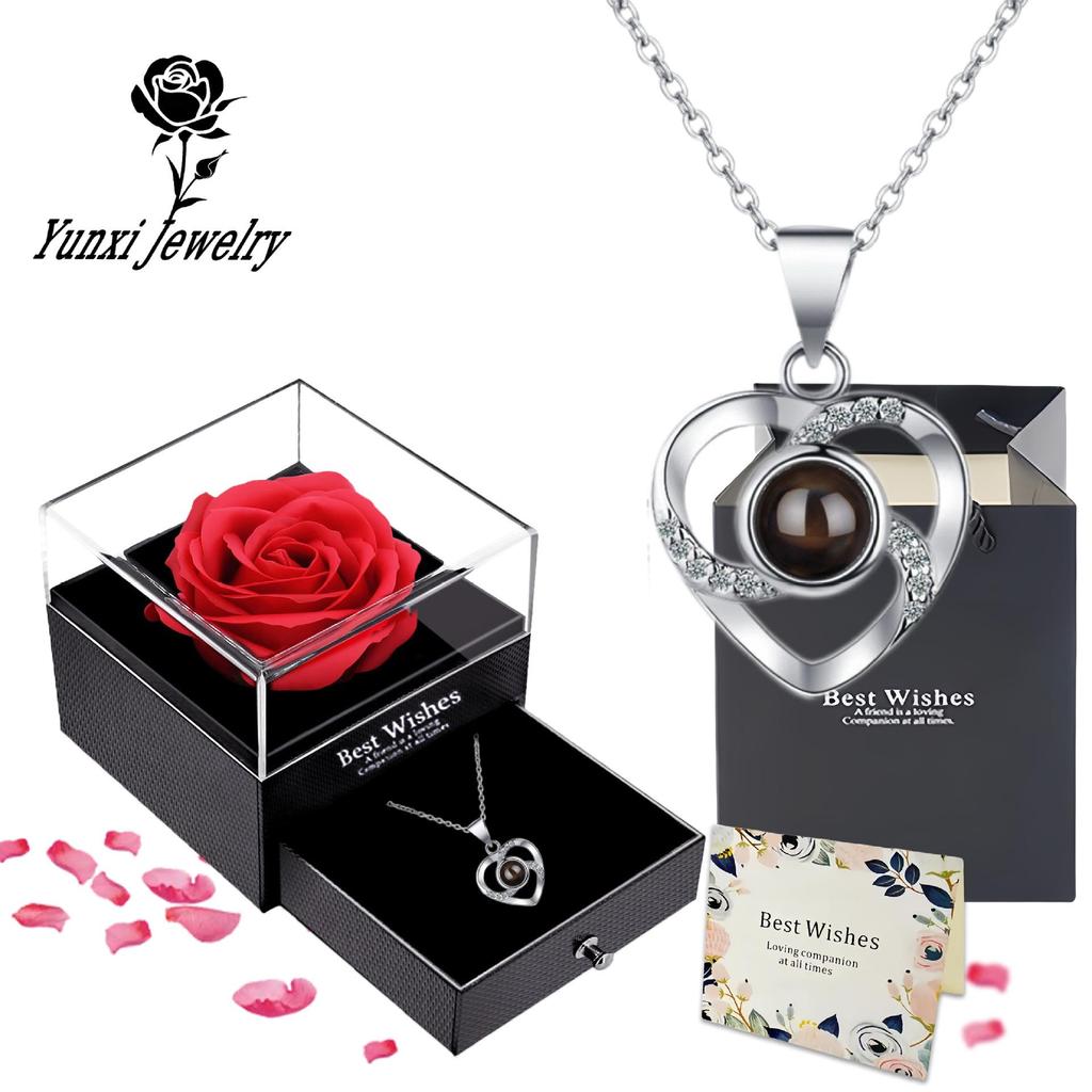 Heißverkaufendes Schmuckset: 100 Sprachen Projektionskette & Armband - Stilvolles & Vielseitiges Geschenk