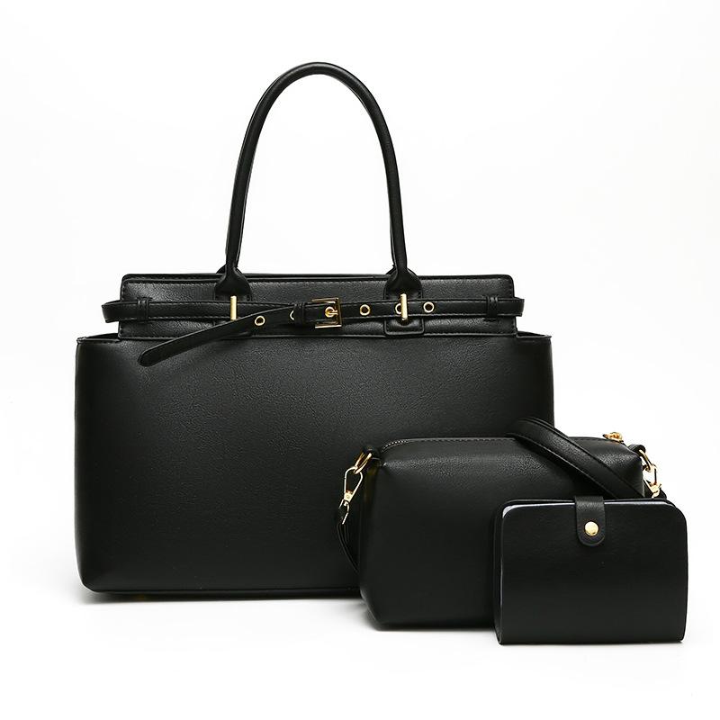 Multi-piece Set, Mother and Child Bag, New Retro Multi-piece Set, Large-capacity Simple Commuter Bag for Women