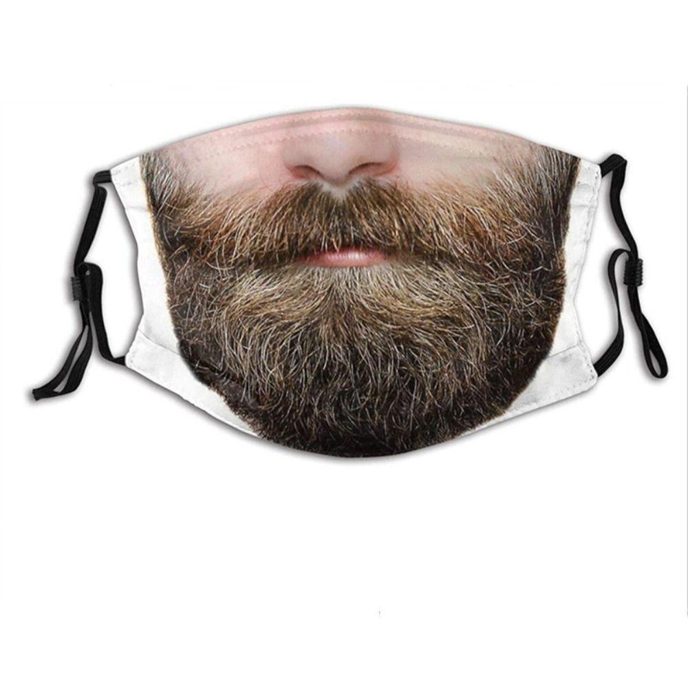 Personality Funny Printed Mask Facial Expression Party Cosplay Mask Winter Outdoor
