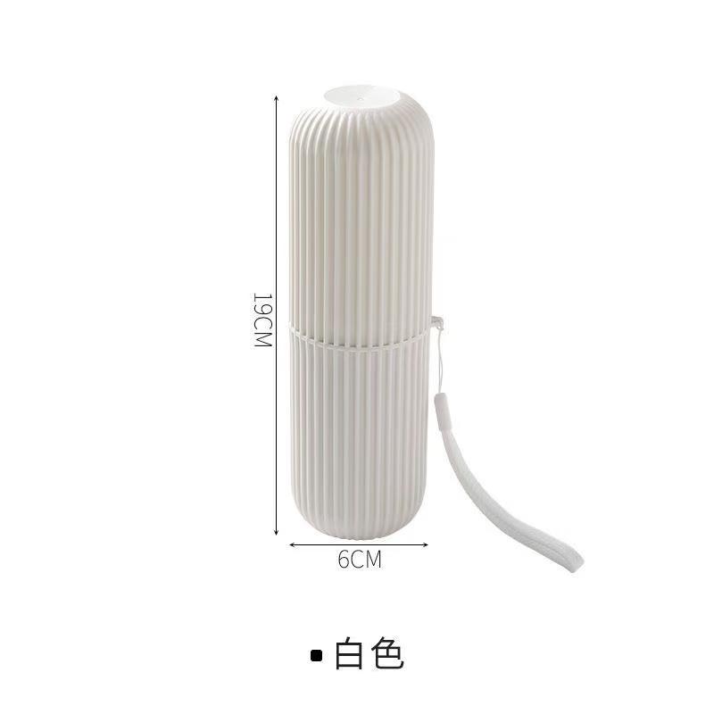 Travel Portable Organizer Toothbrush Toothpaste Holder Storage Case Box Household Storage Cup Outdoor Holder Bathroom Accessorie