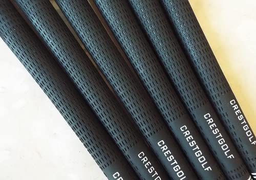CRESTGOLF Tour Velvet Type Golf Clubs - Athlete-Friendly, 60R Grip, No Backline, High Grip, High Durability (Set of 8)