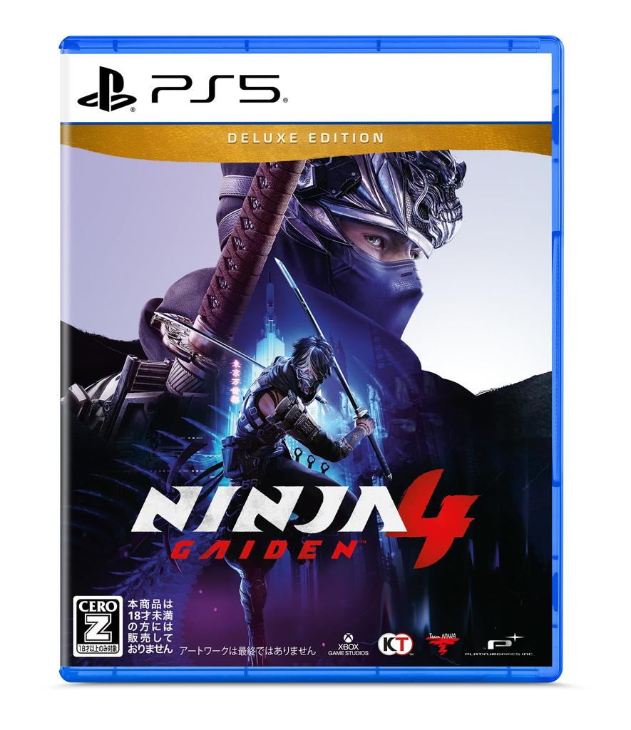 NINJA GAIDEN 4 Deluxe Edition PS5 Ryu Skins Dark and Black Ryu Weapon Skin Yakumo Skins and Super Yakumo Weapon Set Bonus Ninja and Additional Items