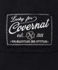 COVERNAT WOMAN Clover Heart Grunge Ball Cap Black