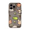 Cartoon Animal Avatar for iPhone17PorMax Mobile Phone Case Apple 14/15 Fine Hole 15 Transparent 12