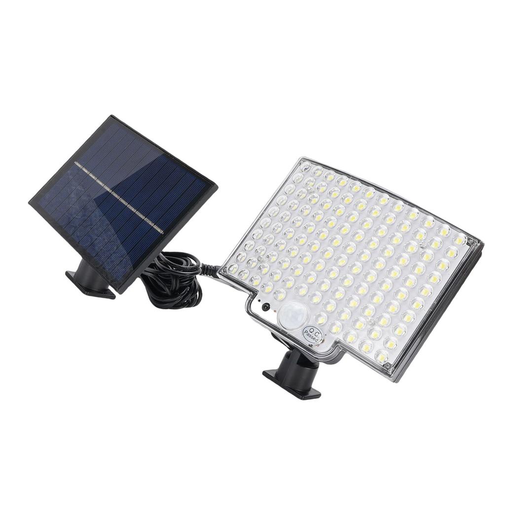 Solar Light for Outside 118 LED Split Motion Sensor Outdoor Light with Remote Control IP65 Water Proof for Yard Patio
