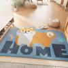 Cartoon Cute Silk Ring Wear-resistant Entry Mat PVC Door Mat Non-slip Dust Removal Can Be Cut and Thickened Doormat