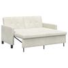 Cream Fabric Sofa Bed