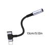 2 In 1 Type C To 3.5mm Extension Cable Fast Charging Portable for Headphone Mobile Phone Enhances Sound Output Quality