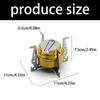 Stainless Steels Alcohols Stove Bracket Outdoor Camping Alcohols Cooker Holder Detachable Crosses Stand for Hiking