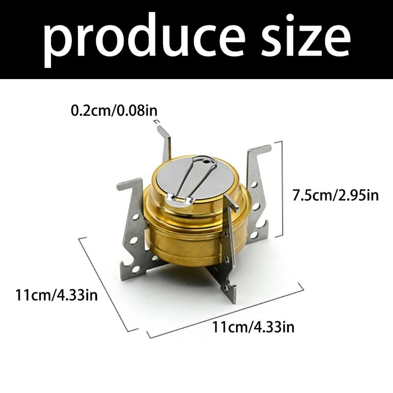 Stainless Steels Alcohols Stove Bracket Outdoor Camping Alcohols Cooker Holder Detachable Crosses Stand for Hiking