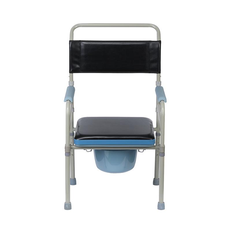 Aluminum Alloy Toilet Chair with Armrest for Elderly and Pregnant Women - Portable Home Use.