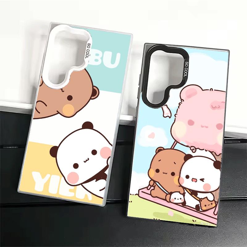 Bubu Dudu Cartoon Cute Shockproof Phone Case for Samsung Galaxy S26 Edge S25 Ultra S24 FE S23 Plus S21 Cover Anti Fall Fundas