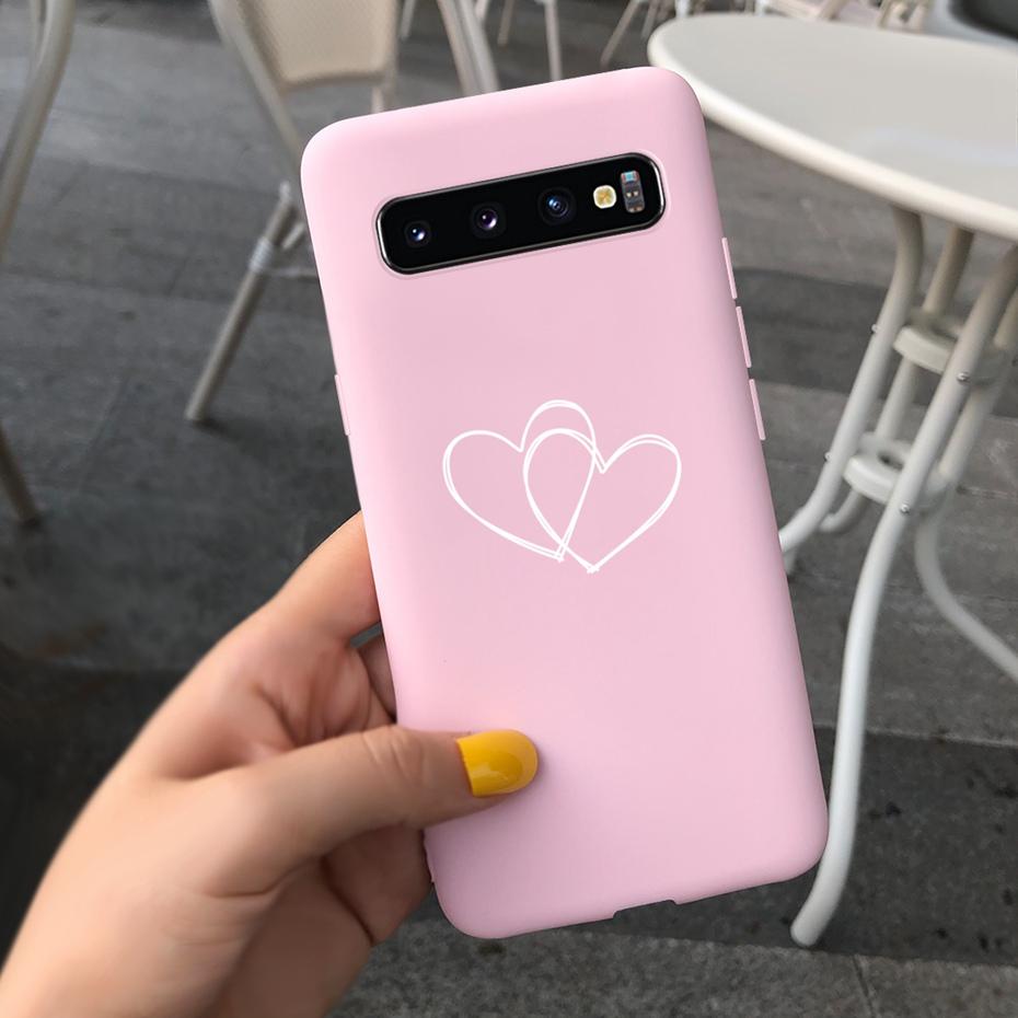 Silicon Case For Samsung Galaxy S10 Plus Phone Cover Samsung S10 S 10 S10e Flower Soft TPU Funda GalaxyS10 10e S10Plus Couqe