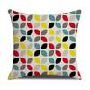 Modern Simple Colorful Geometric Element Pillow Cover Fresh and Fashionable Sofa Cushion Cover Home Decoration Cushion Cover