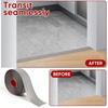 1 Pc 1m/2m/3metersX4cm Wood Grain PVC Wooden Floor Transition Strip, Self-adhesive Edge Sealing StripThreshold Strip