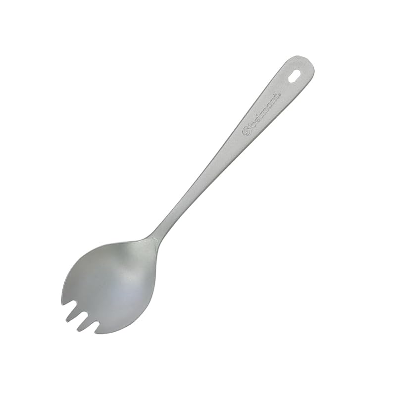 

[belmont] BM-024 titanium fork spoon made in Japan Tsubamesanjo outdoor split end camp mountain climbing lightweight sturdy disaster prevention spoke