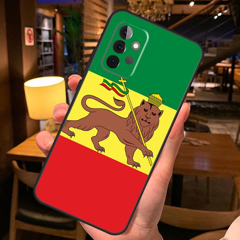 Ethiopia Flag Case For Samsung Galaxy A26 A16 A06 A55 A35 A15 A32 A12 A22 A52 A54 A34 A14 A56 A36 A13 A53