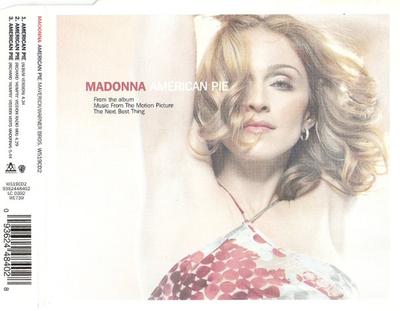 CD MADONNA  American Pie  9362448402 WARNER BROS 2000 UK Pop Used