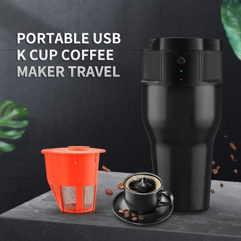 Half Handmade Portable Outdoor Capsule Coffee Machine USB Charging Mini Automatic Capsule Home Portable American Coffee Machine