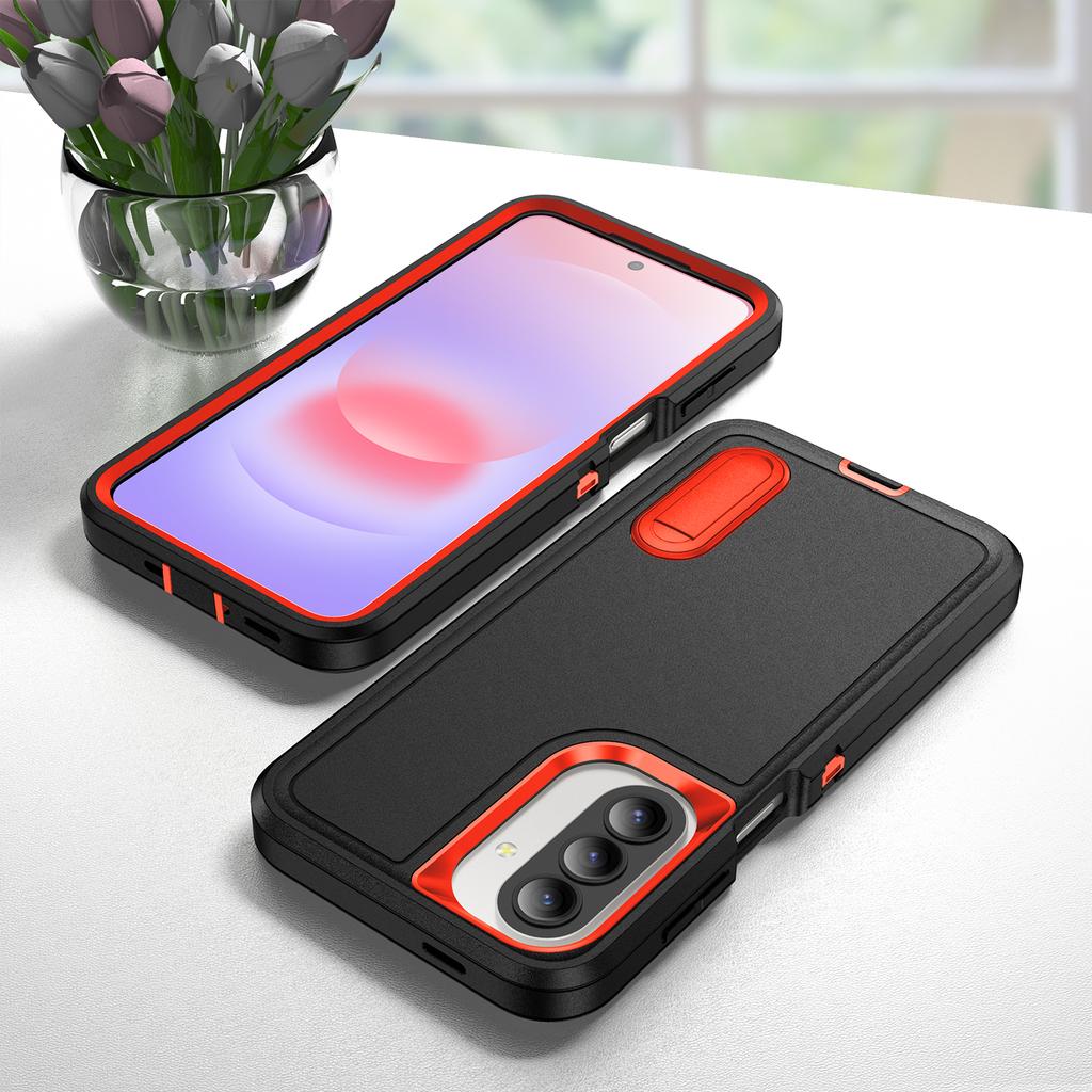 Anti-Shock Stand Phone Case for Samsung Galaxy S26 Ultra S25 FE S24 S23 S22 S21 Plus A27 A17 A37 A56 A36 A26 A16 A06 5G Cover