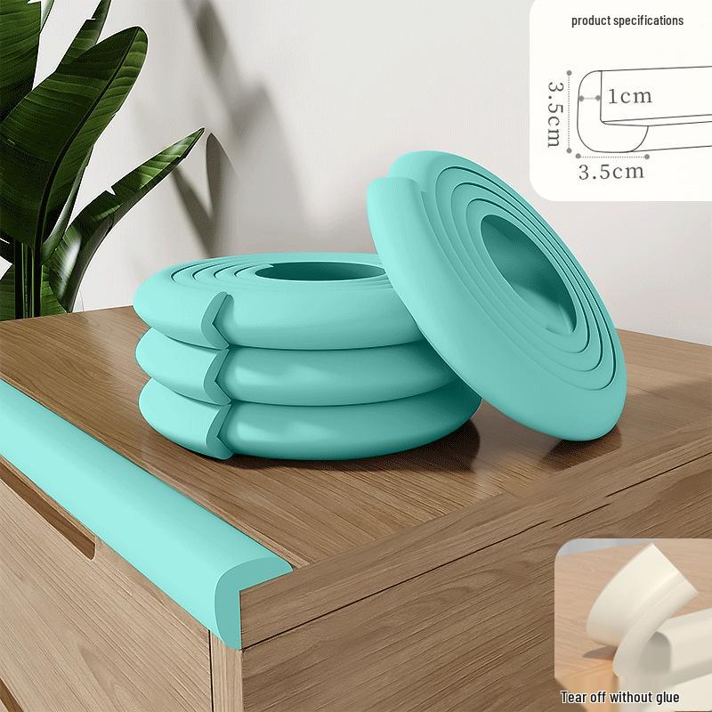 Soft Foam Edge and Corner Anti-Collision Protection Strip for Table, Window, Door, and Sill