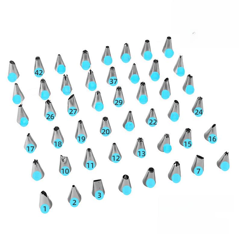 Stainless Steel Cake Decorating Nozzle and Bag Set - Baking Tools for Cream and Cake Making