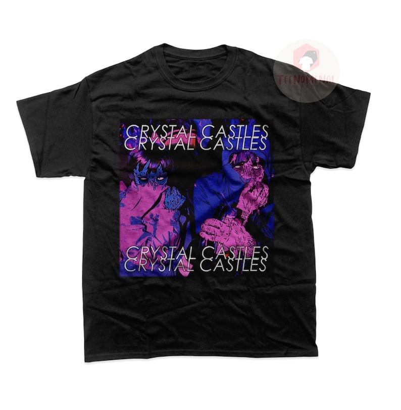 Crystal Castles Unisex T-Shirt Music Band Graphic Tee S-5XL Unisex T-Shirt XXXXL