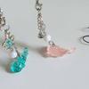 1PC Summer Handmade Beaded Wave Point Shark Hanging Pendant Charm Keychain Cute Simulation Marine Life Phone Chain