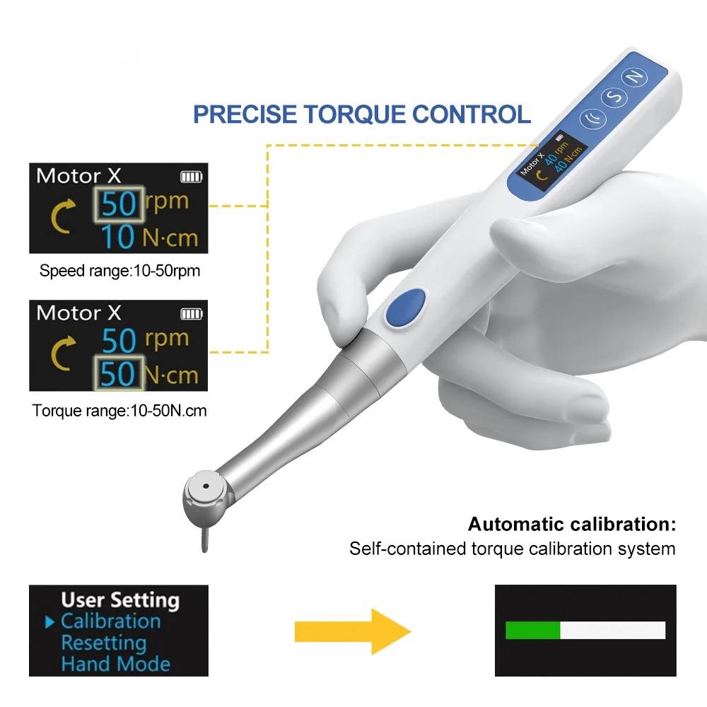 Dental Electric Wireless Torque Driver Universal Implant Torque Wrench Upgraded To 50Ncm and 50rpm Dental Oral Equipment