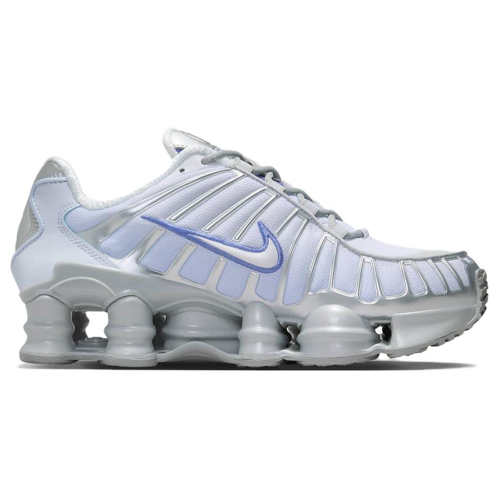 Nike Baskets Shox TL Metallic Platinum Blue Tint pour femmes Blanc polaire FQ2775-001