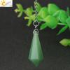 CSJA Rock Crystal Quartz Pendulum for Dowsing Rod Natural Stone Pendant Pendulos Pendules Radiesthesia Spiritual Products G690