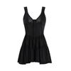 Sexy Satin Slip Dress With Deep V Neck Backless Design For Women Home Loungewear