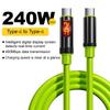 240W Max Digital Display Fast Charge Cable with Aluminum Alloy Case, 480Mbps, Type-C To Type-C for 17 16 15 Pro Max