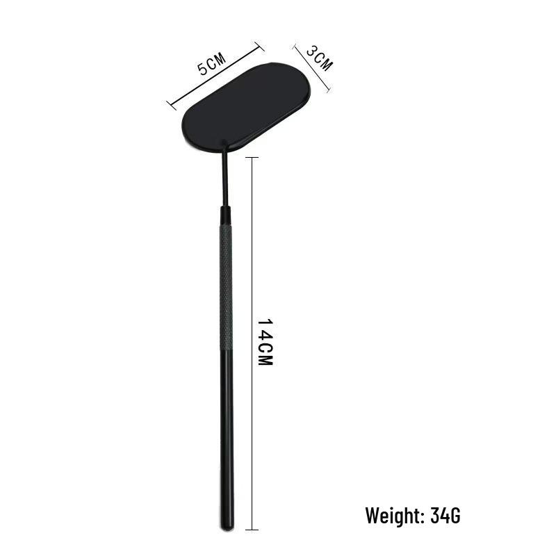 Stainless Steel Eyelash Inspection and Magnifying Mirror for Beginners