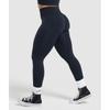 Gymshark Lift Contour Seamless Leggings Midnight Blue Black Marl B6a9c Ucvj