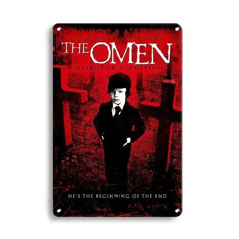 FJ Decor Classic Horror Movie Metal Tin Signs Plaque Retro Decorative Plate Bar Club Pub Wall Decoration Rusty