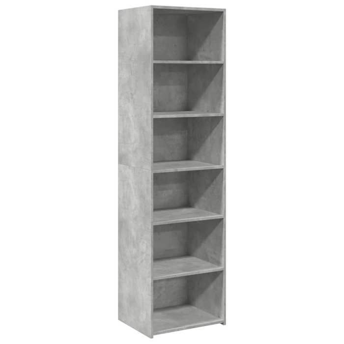 VidaXL Buffet haut gris béton 50x41x185 cm bois d'ingénierie, buffet, armoire de rangement, armoire haute, armoire, armoire 3281683