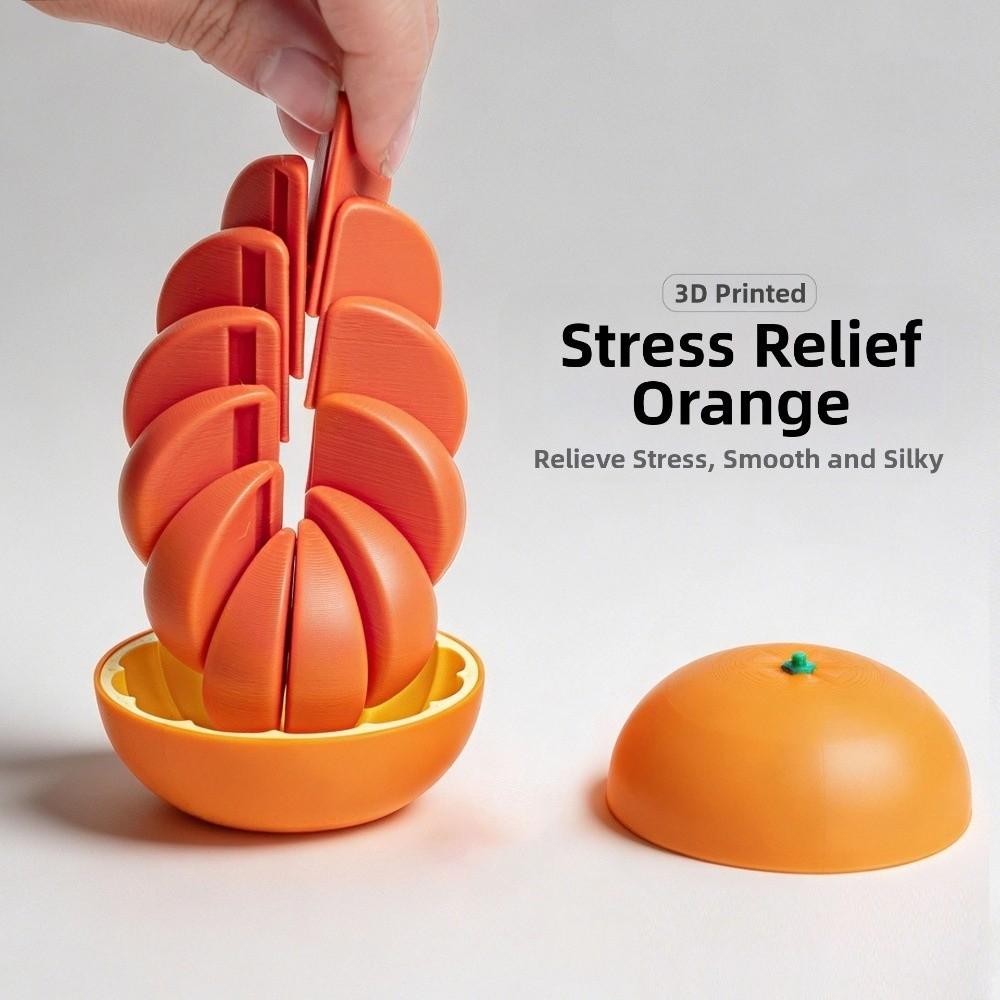 Fruchtmodelle Orangen Dekompressionsspielzeug PLA-Kunststoff Simulation Orangen 3D-Druck Orangen Zuhause